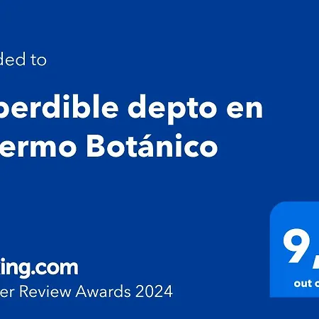 Imperdible En Palermo Botanico La Rural Seguridad 24Hs Apartment Buenos Aires Exterior photo